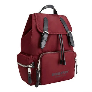 Zaino in nylon Burberry bordeaux