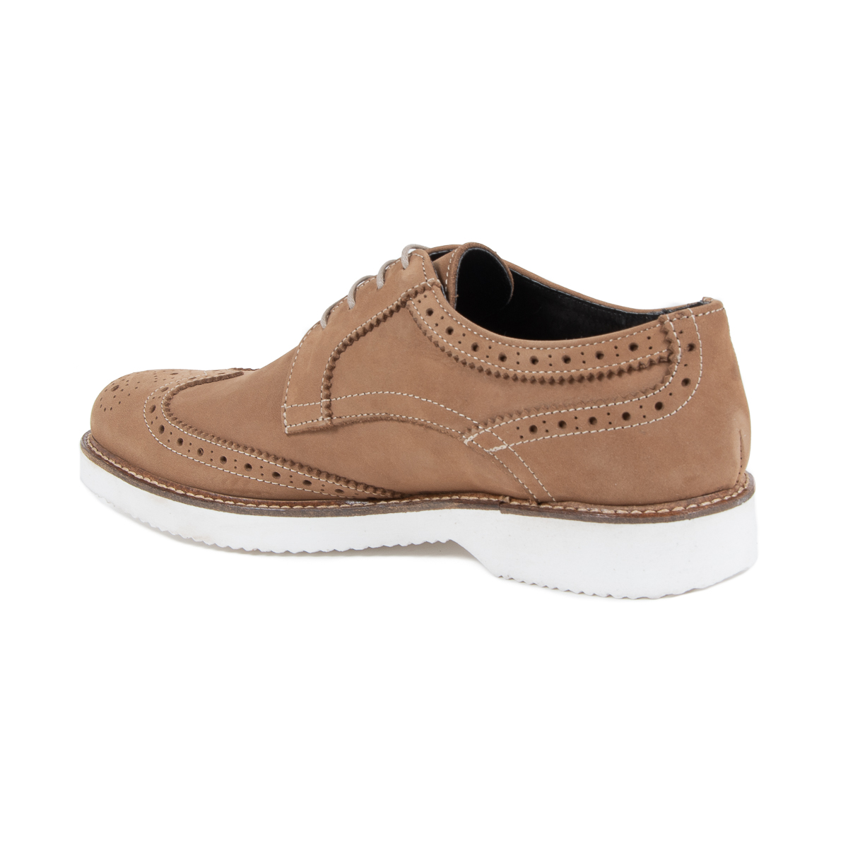 Scarpe brogue da uomo V 1969 Italia Marrone HARRY 5141 NABUK VAR 2