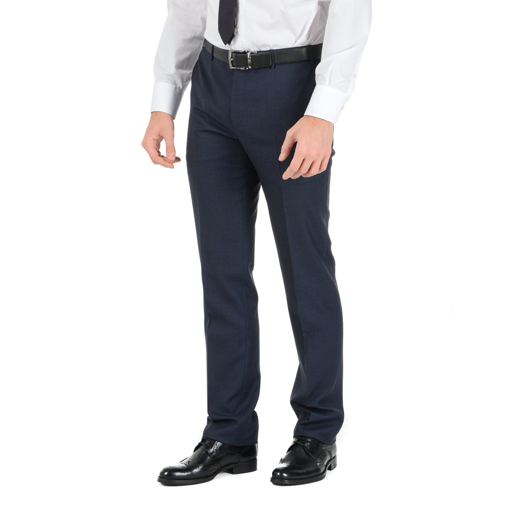 Abito da uomo Corneliani maniche lunghe blu scuro Super 150's
