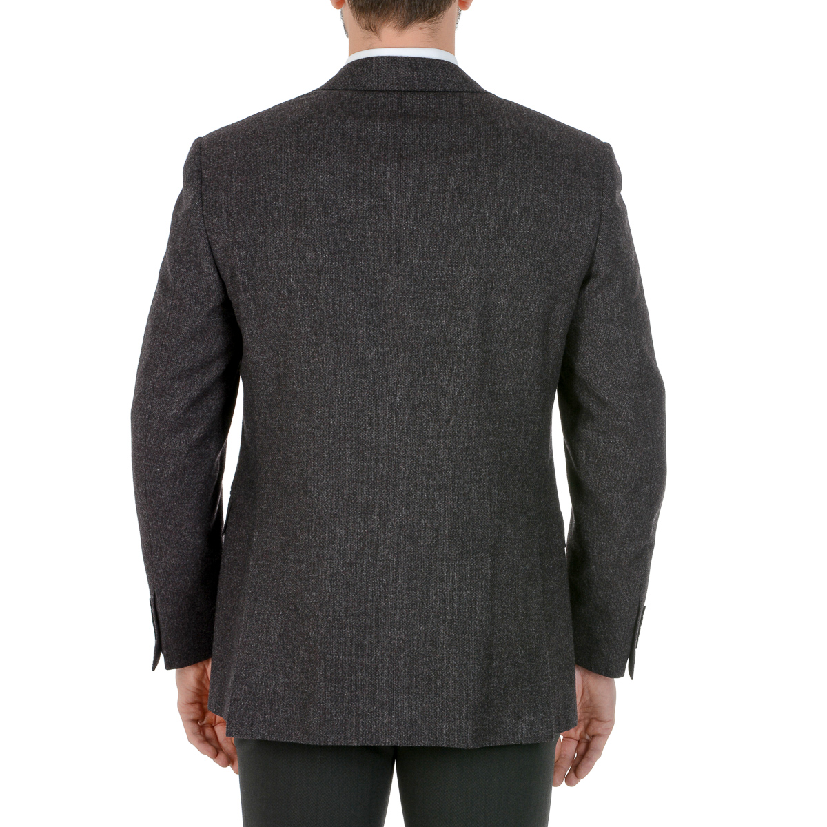 Giacca da uomo Canali maniche lunghe grigio scuro
