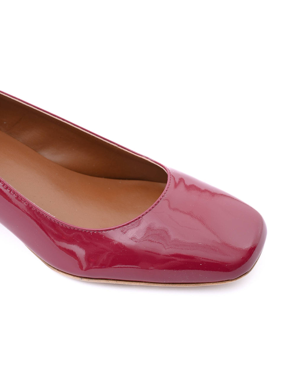 19V69 Italia Ballerina con tacco da donna SOFIA VERNICE ROSSO