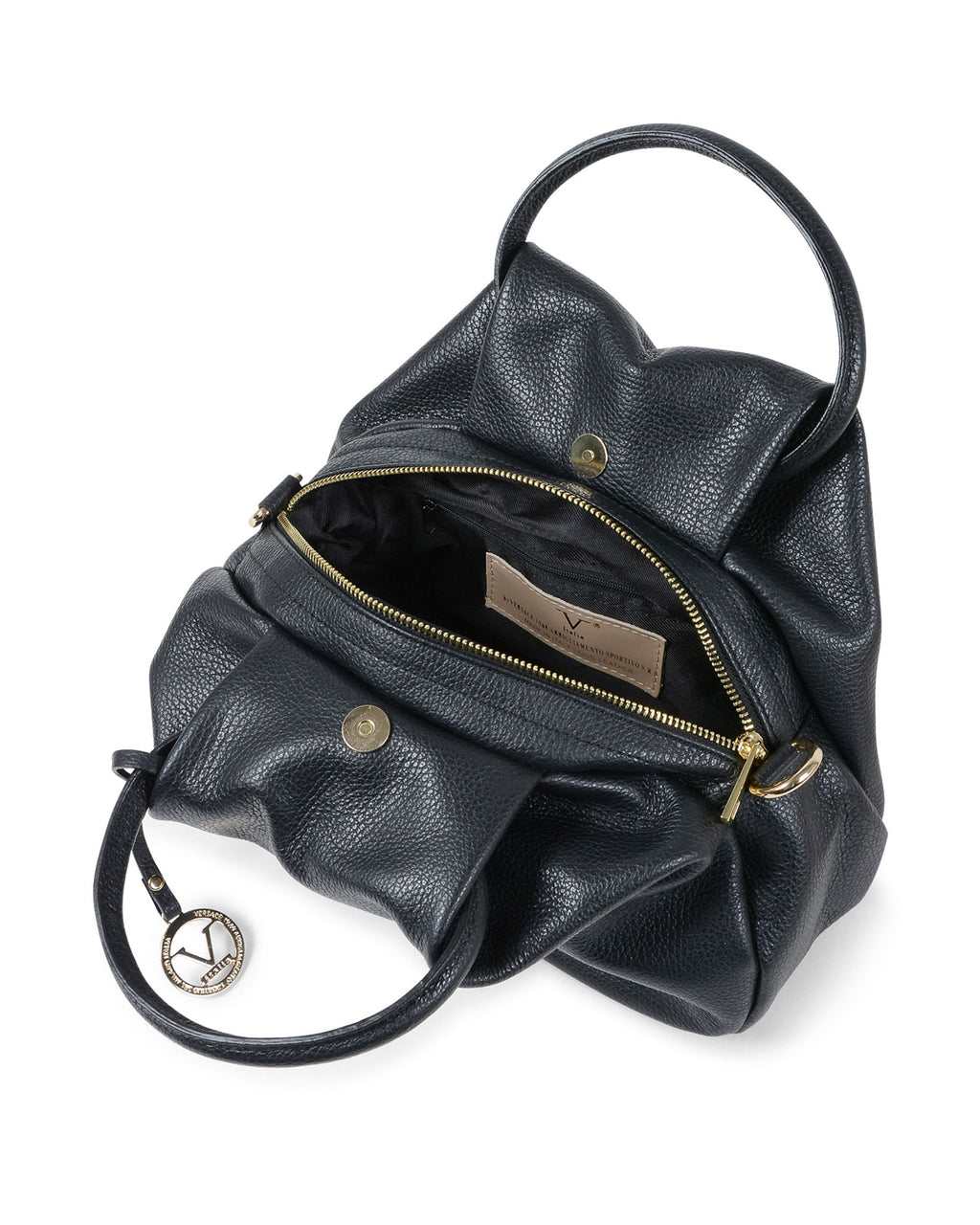 V Italia Borsa a mano da donna nera V10312 52 DOLLARO NERO