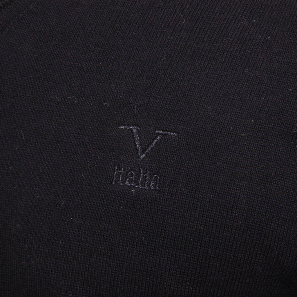 V 1969 Italia Maglione da uomo a maniche lunghe con scollo a V