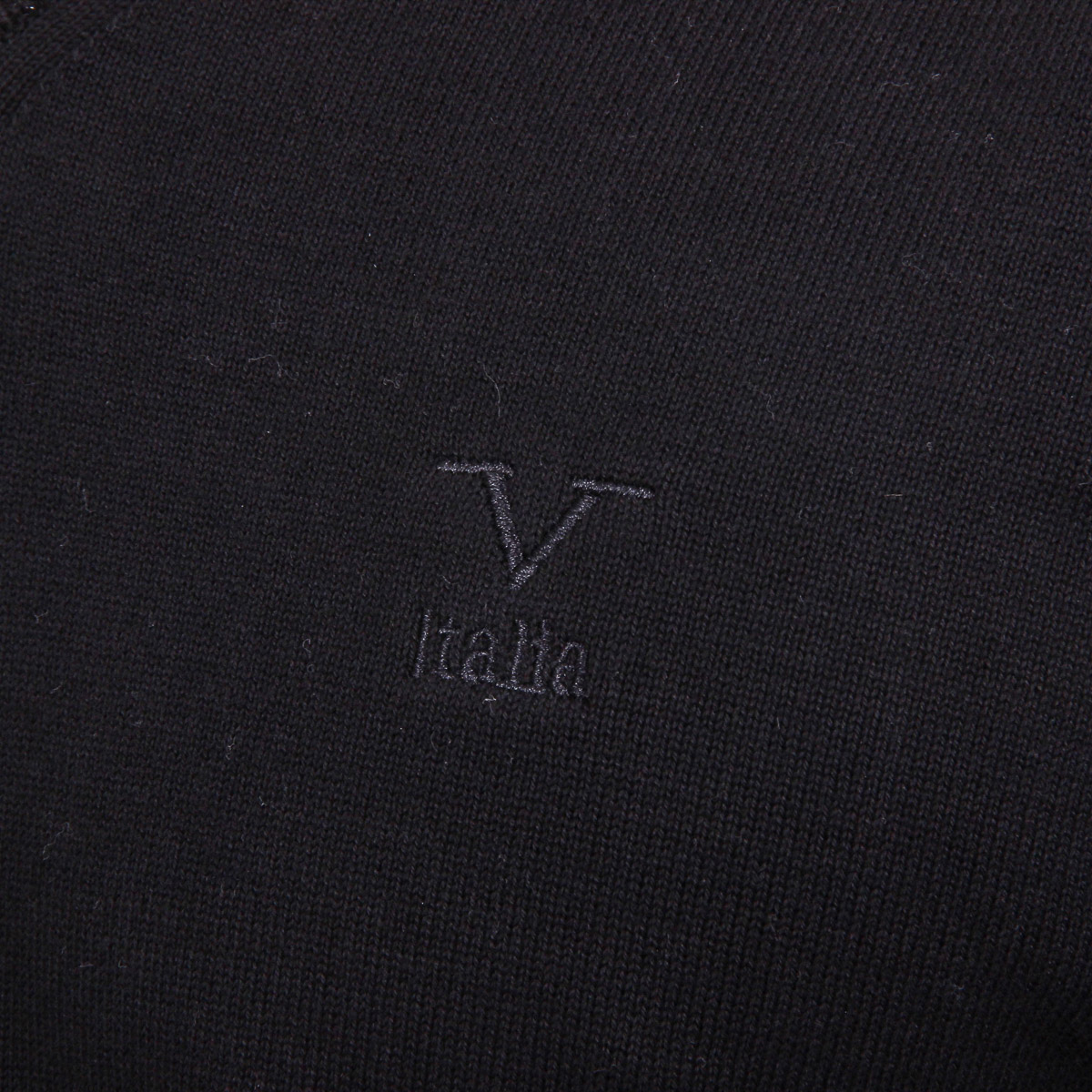 V 1969 Italia Maglione da uomo a maniche lunghe con scollo a V