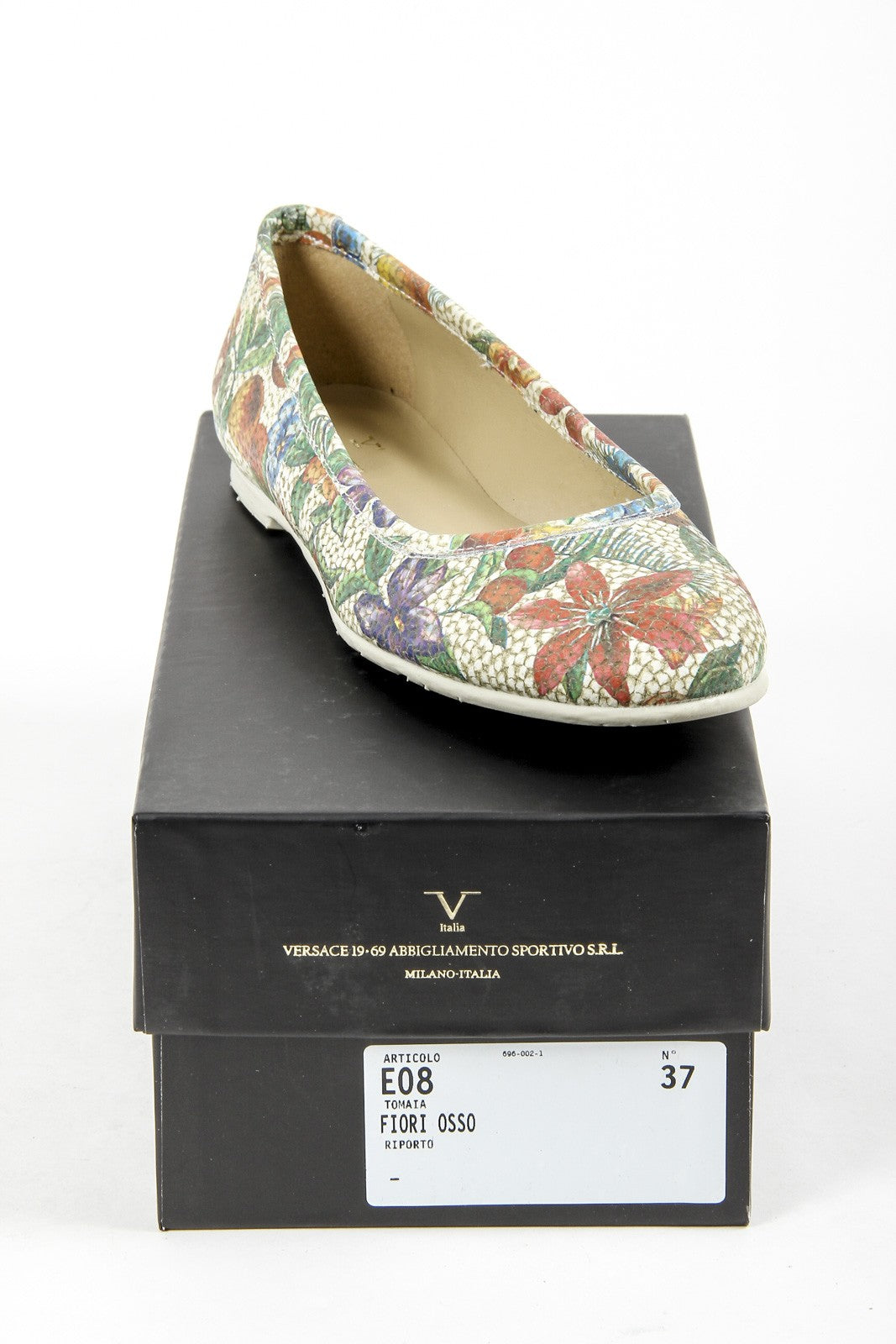 V 1969 Italia Ballerina da donna E08 FIORI OSSO