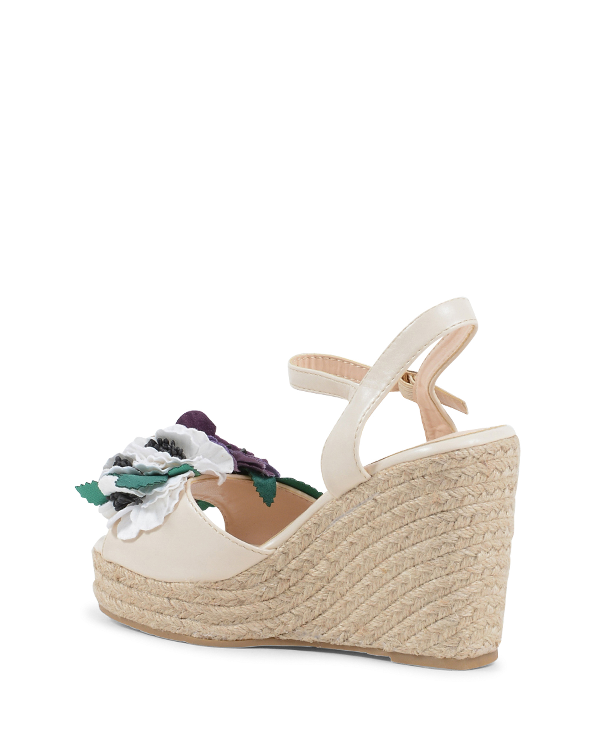 19V69 Italia Sandalo con zeppa da donna Beige V212 BEIGE