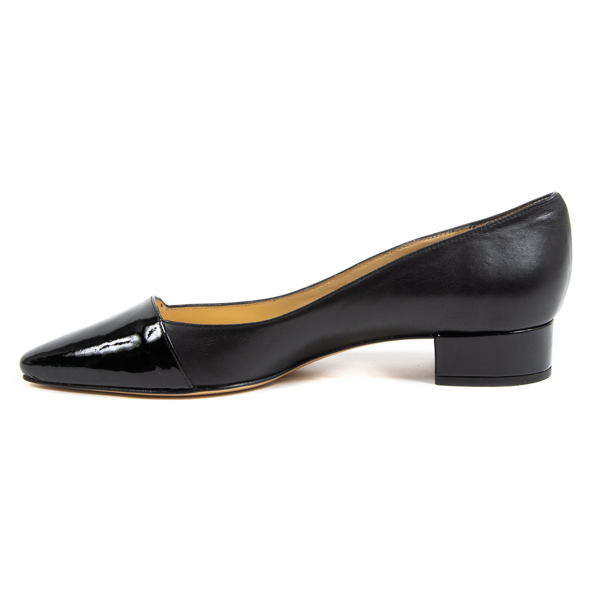 V 1969 Italia Womens Ballerina Black CHARITY
