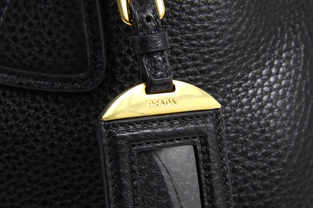 Borsa shopping Prada BN2794 Nero Vitello Daino