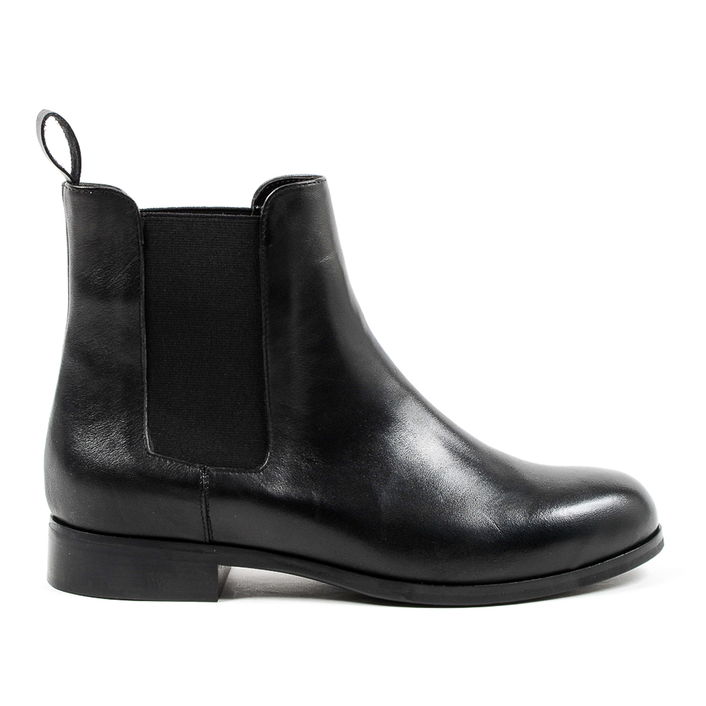 V 1969 Italia Stivaletto da donna nero ALLY
