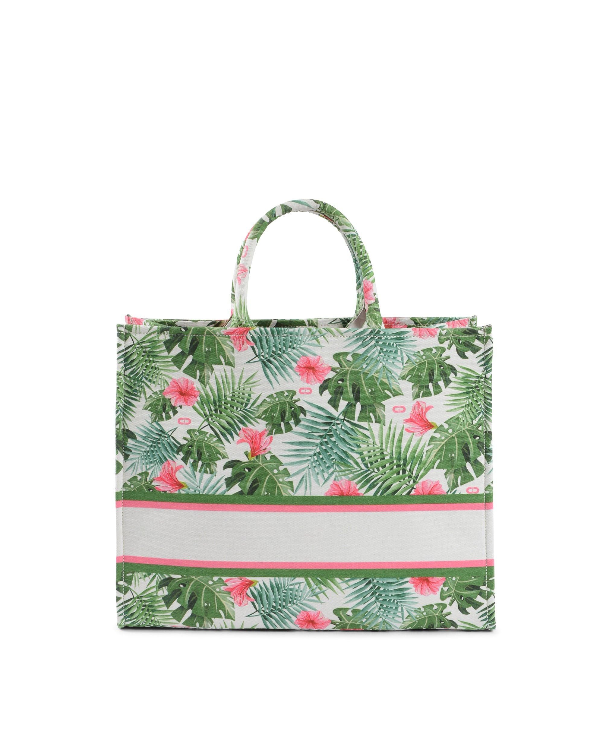 Borsa Dee Palm - Bianco/Verde