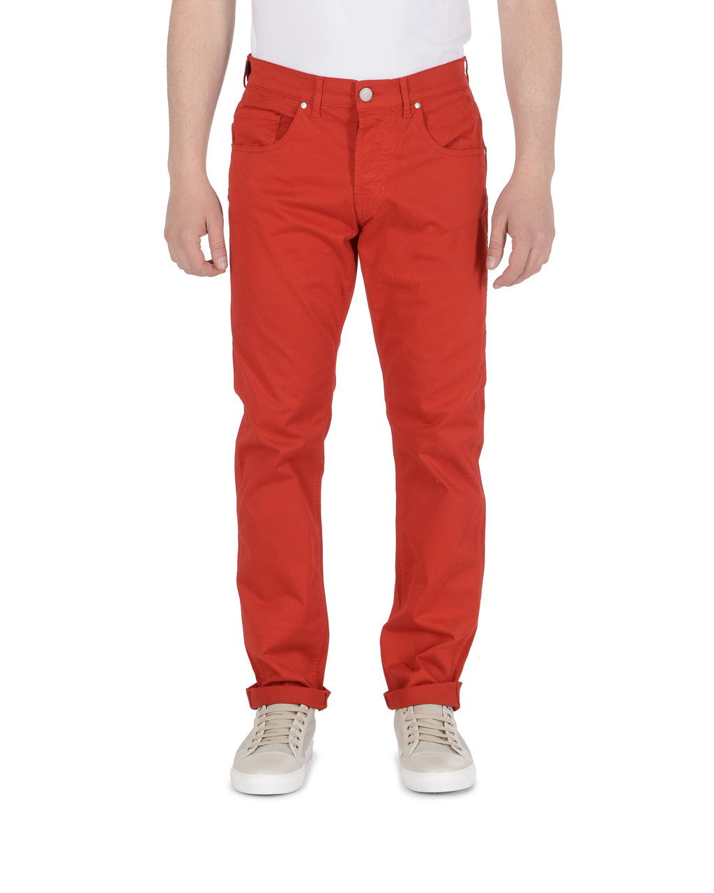 Pantaloni da uomo Andrew Charles Regular Fit FRANK RED