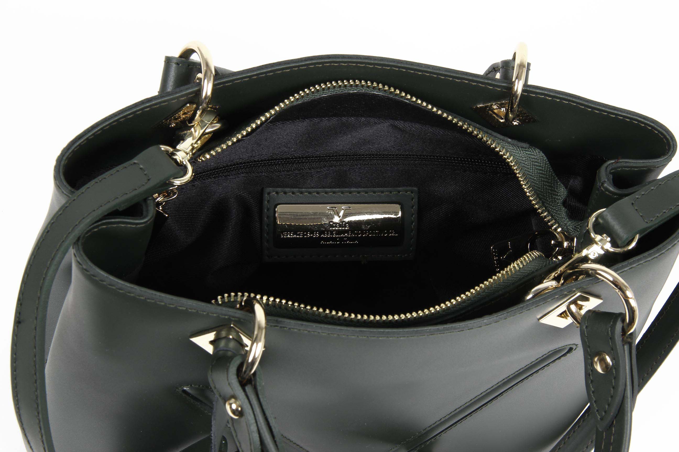 Borsa da donna V 1969 Italia V004/2 RUGA VERDE BOTTIGLIA