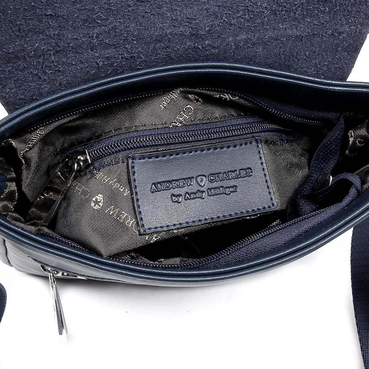 Borsa a mano da uomo Andrew Charles blu scuro CARL