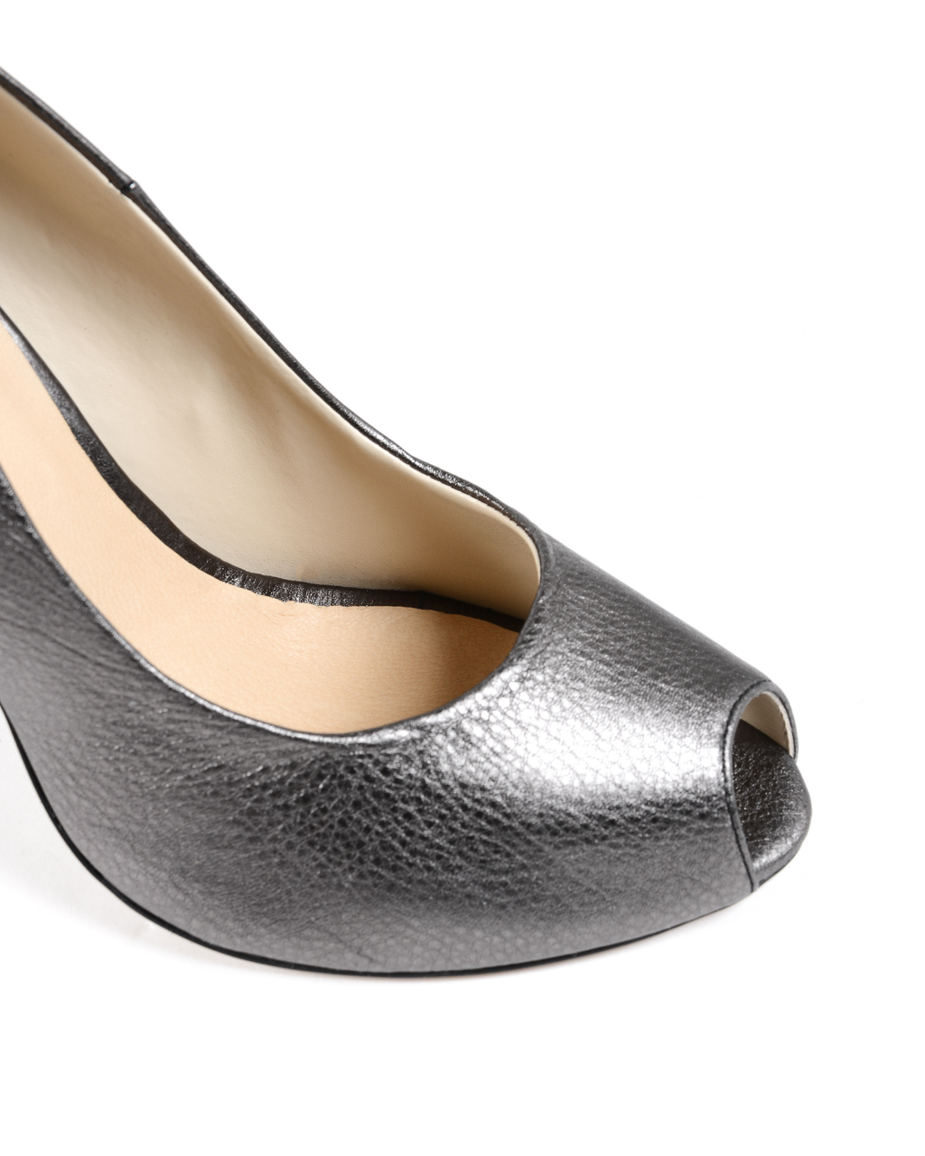 19V69 Italia Décolleté Donna Punta Aperta Argento 303 MORDORE' CANNA DI FUCILE