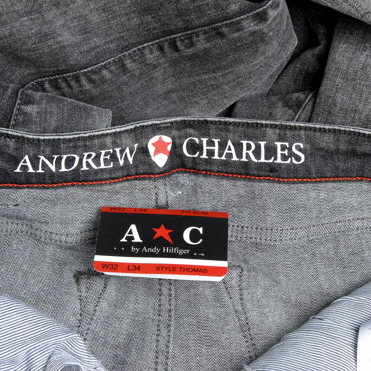 Jeans da uomo Andrew Charles grigio scuro THOMAS