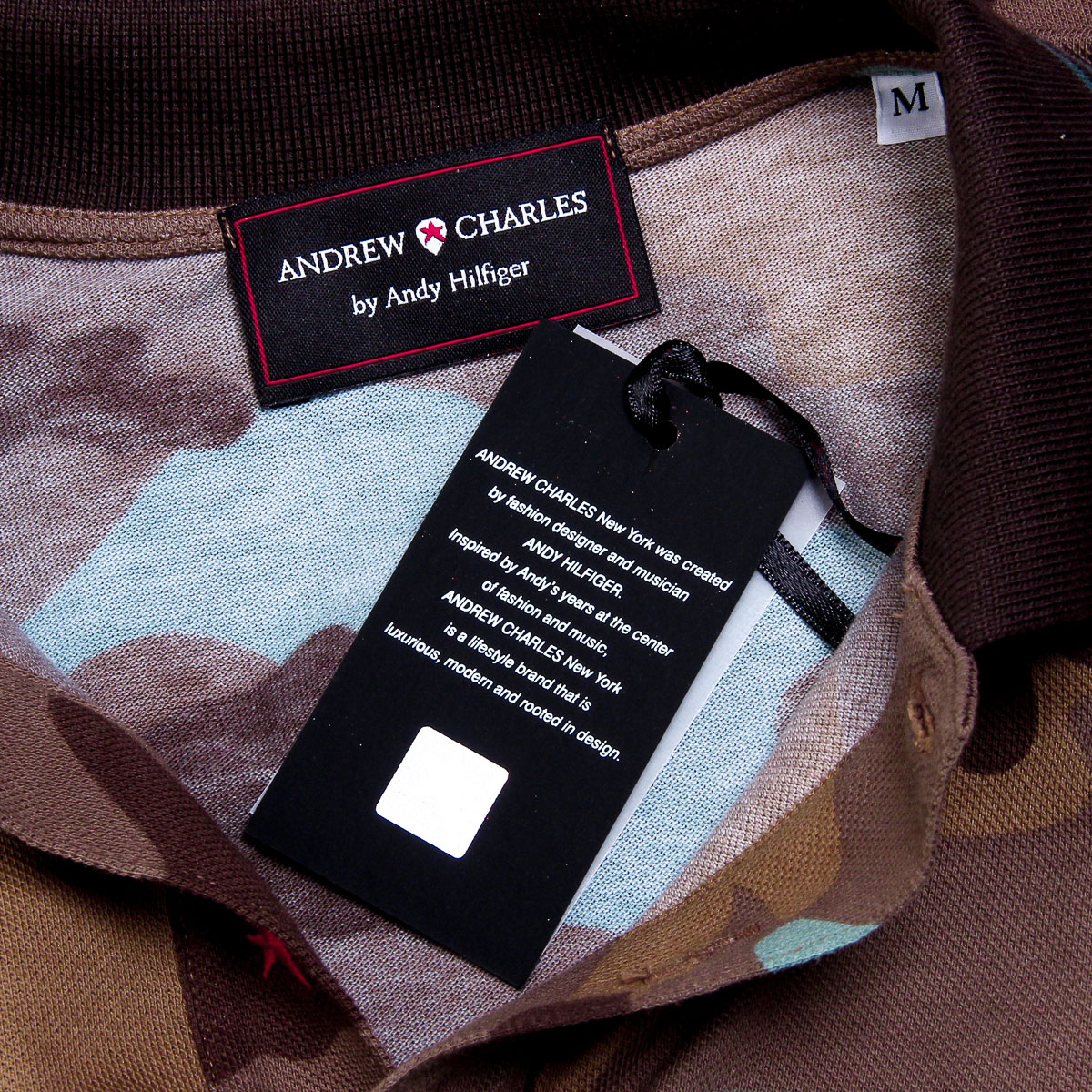 Andrew Charles Polo da uomo a maniche corte multicolore STEVE