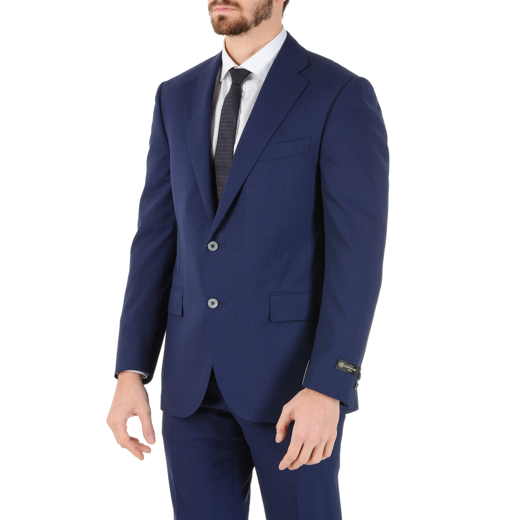 Abito da uomo Corneliani maniche lunghe blu Super 110's