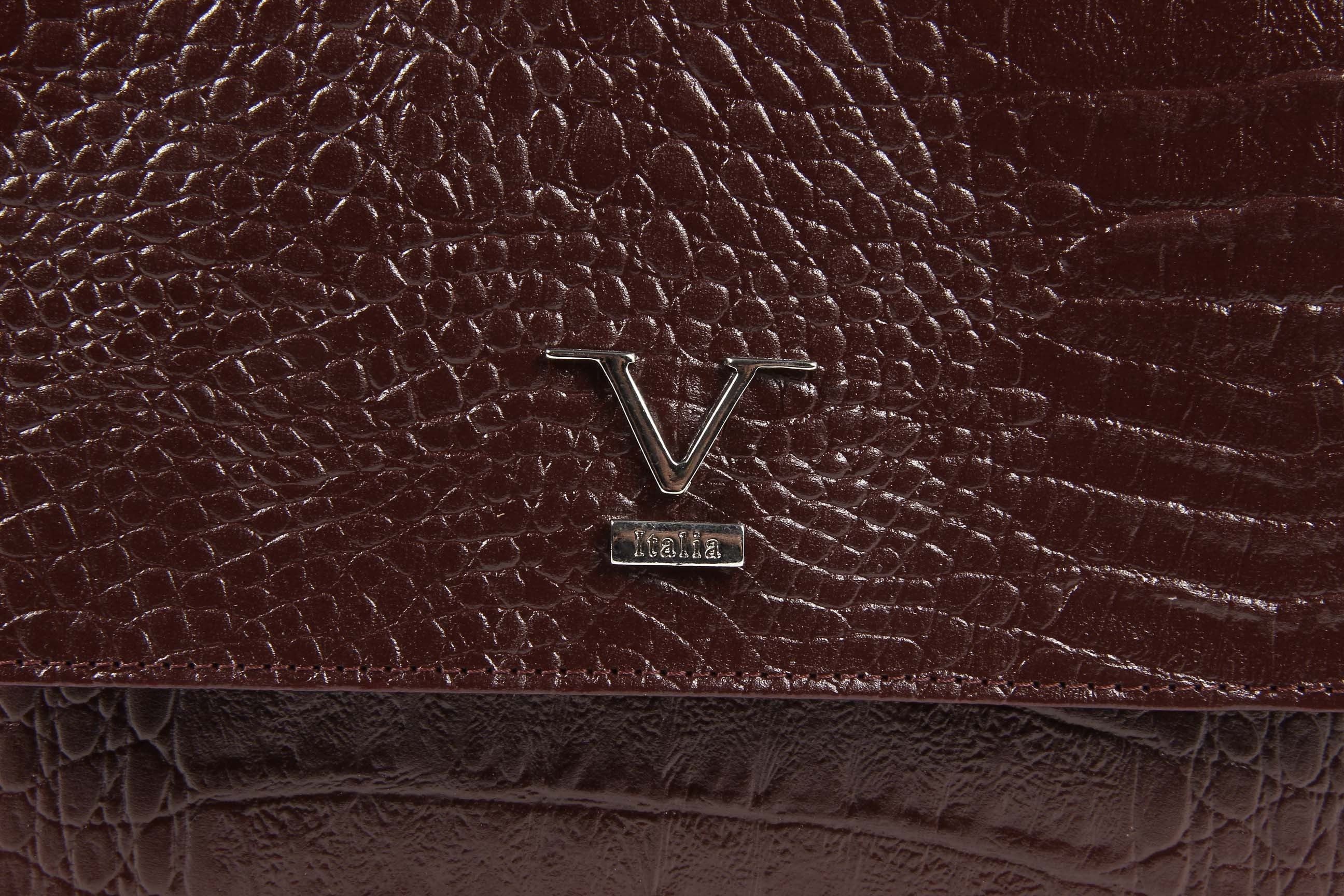 V 1969 Italia Borsa da donna ARC01 MOIRA COCCO BORDEAUX