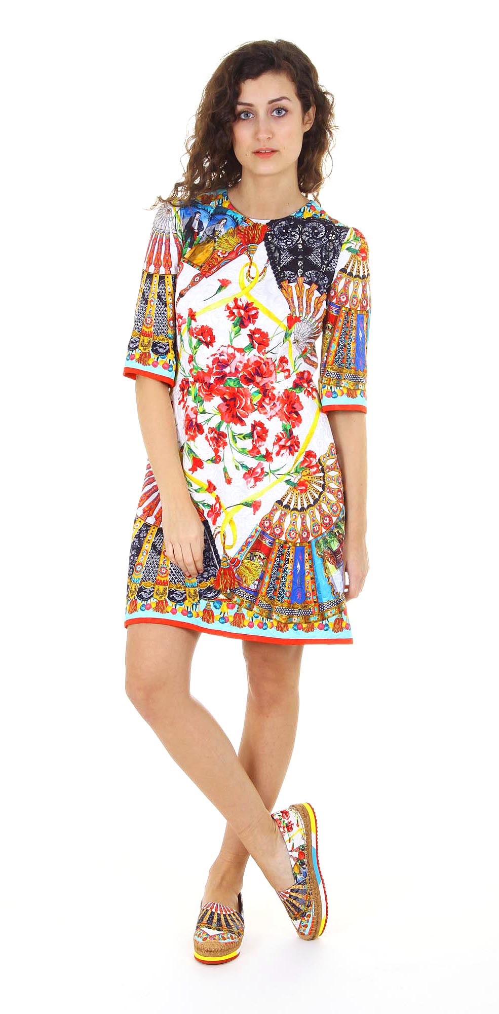 Abito da donna Dolce & Gabbana Carretto Siciliano F6OS8T FPMQL X0800