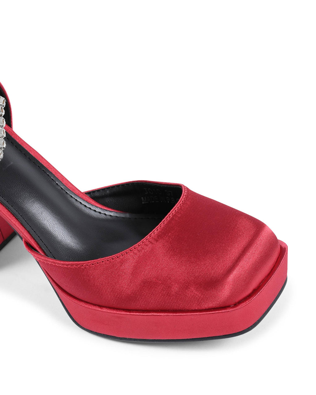 19V69 Italia Scarpe da donna con cinturino alla caviglia Bordeaux J010 BORDEAUX