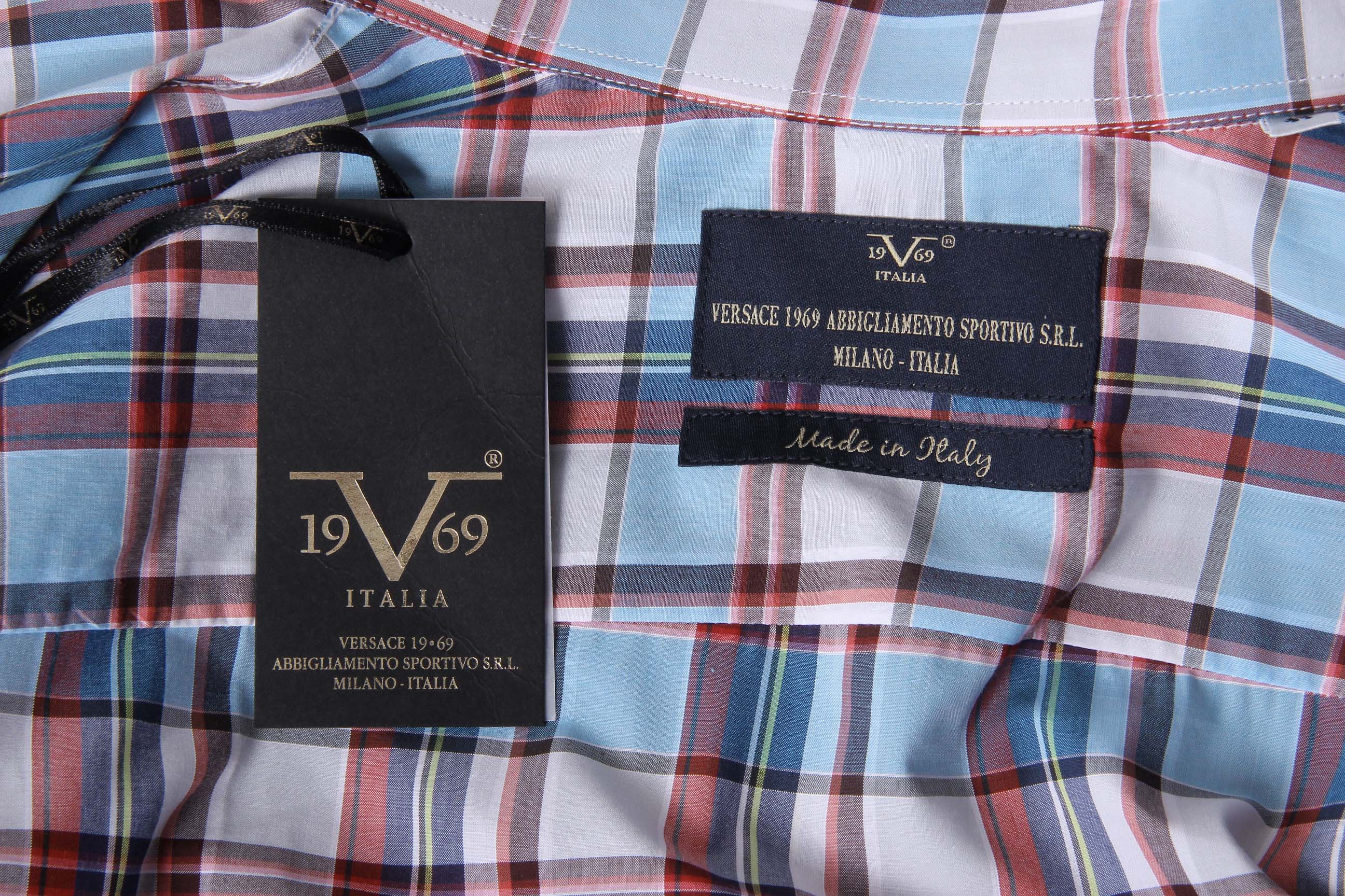 V 1969 Italia Camicia da uomo con bottoni sul collo 627 VAR. 2