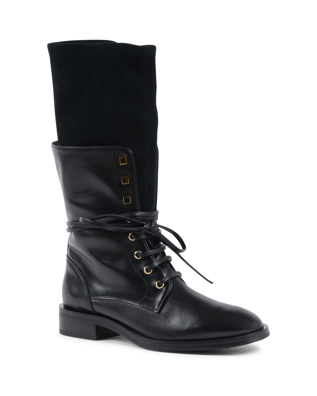 Stivale corto da donna Stuart Weitzman Nero VIOLA