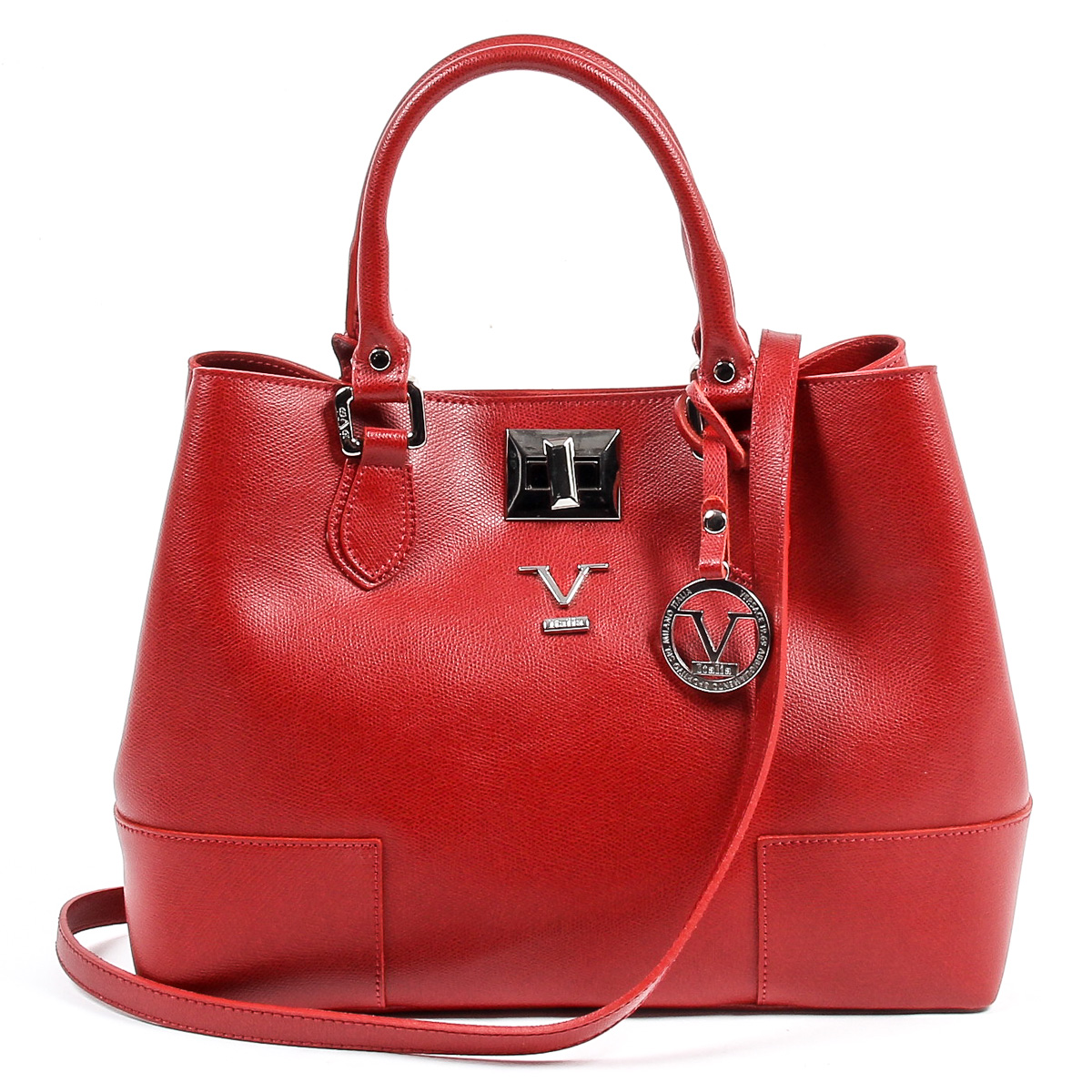 Borsa da donna V 1969 Italia V013-S PALMELLATO ROSSO
