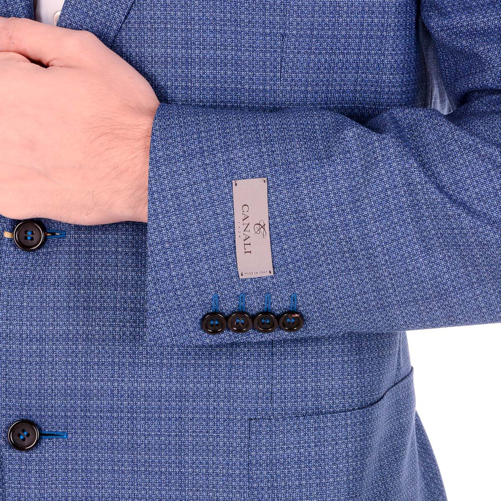 Giacca uomo Canali maniche lunghe blu