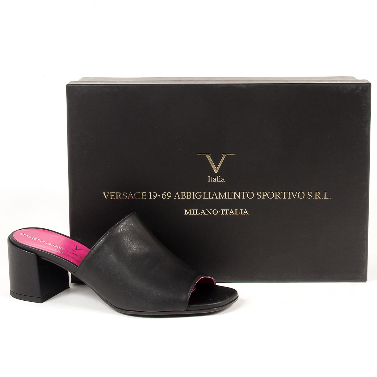 V 1969 Italia Sandalo Donna Nero FLORENCIA