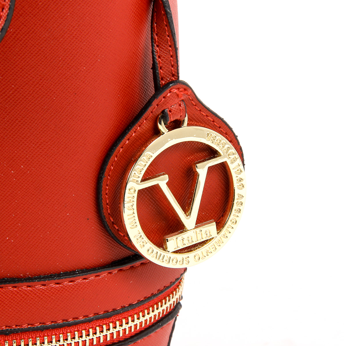 V 1969 Italia Zaino da donna rosso STEFY
