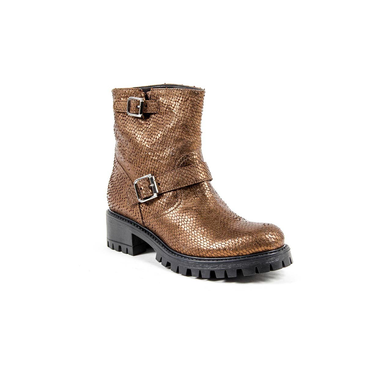 V 1969 Italia Stivaletto corto da donna B1441 VIPER BRONZO