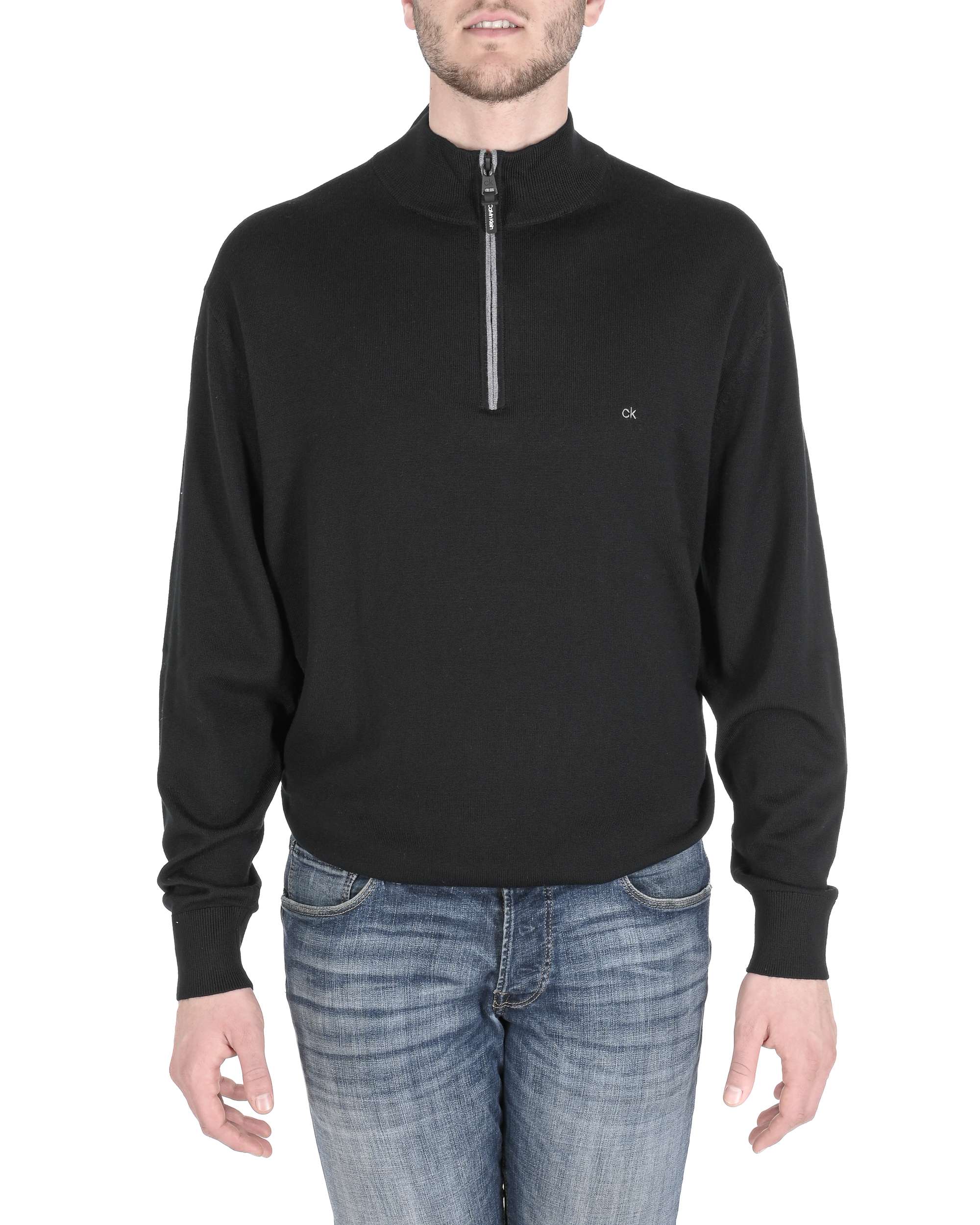 Calvin Klein Maglione da uomo nero K10K108309BEH