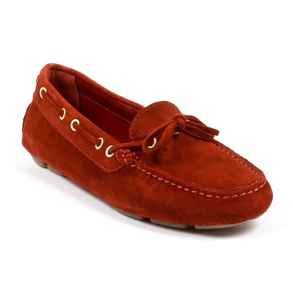 V 1969 Italia Mocassino da donna rosso PISA