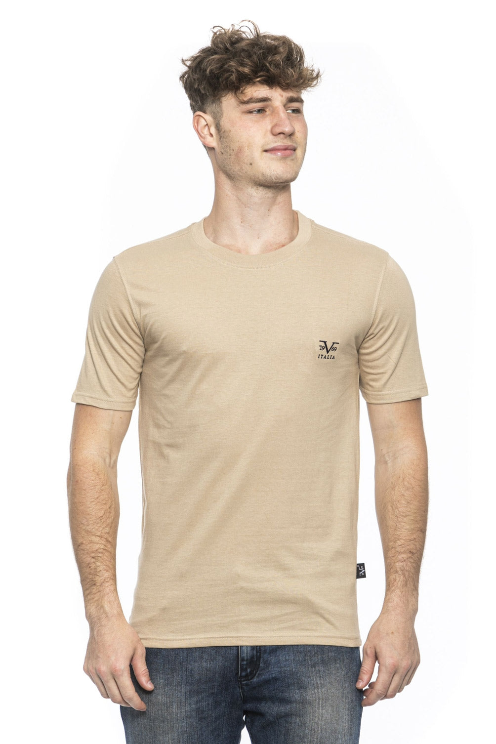 19V69 Italia T-Shirt Uomo Beige ERIC BEIGE