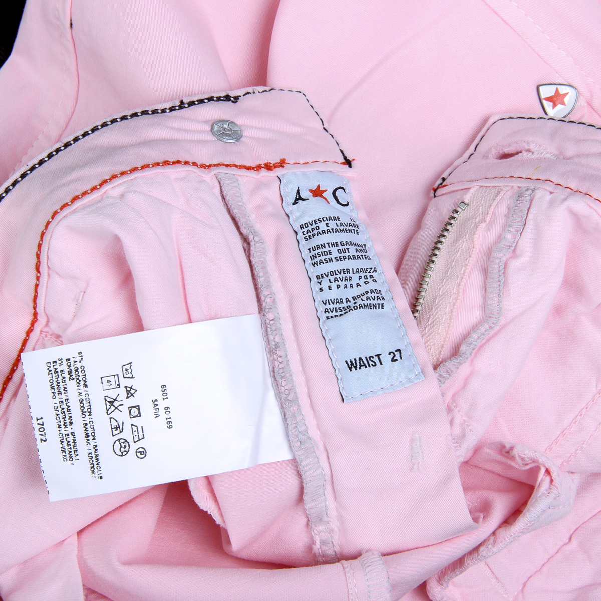 Andrew Charles Pantaloncini da donna rosa SAFIA