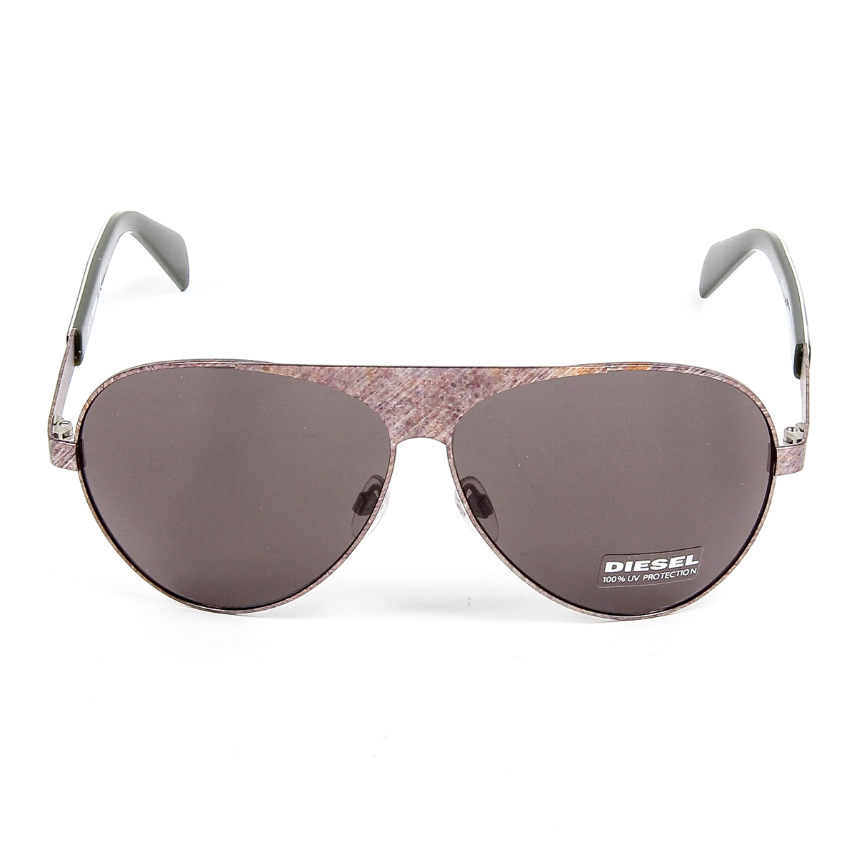 Occhiali da sole in metallo da uomo Diesel DL0119 62 09A