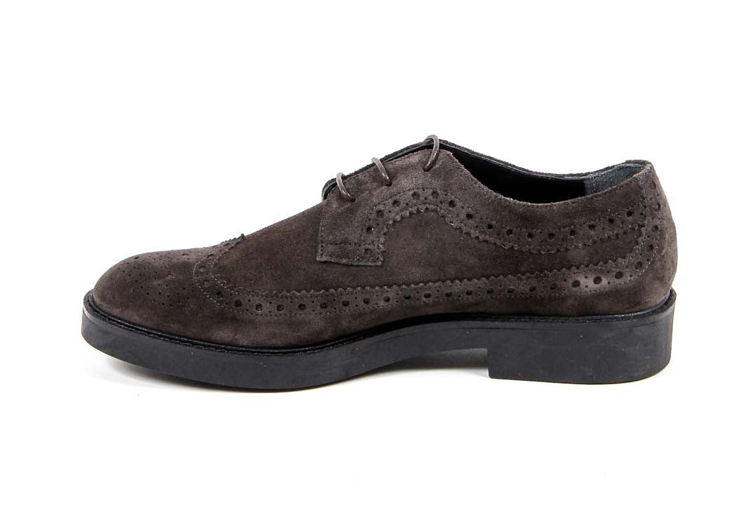 V 1969 Italia Scarpa Brogue da Donna B1670 VELOUR TAUPE