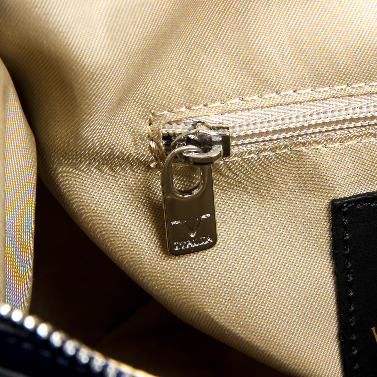 V 1969 Italia Borsa da donna V006-S SAFFIANO BLU JEANS