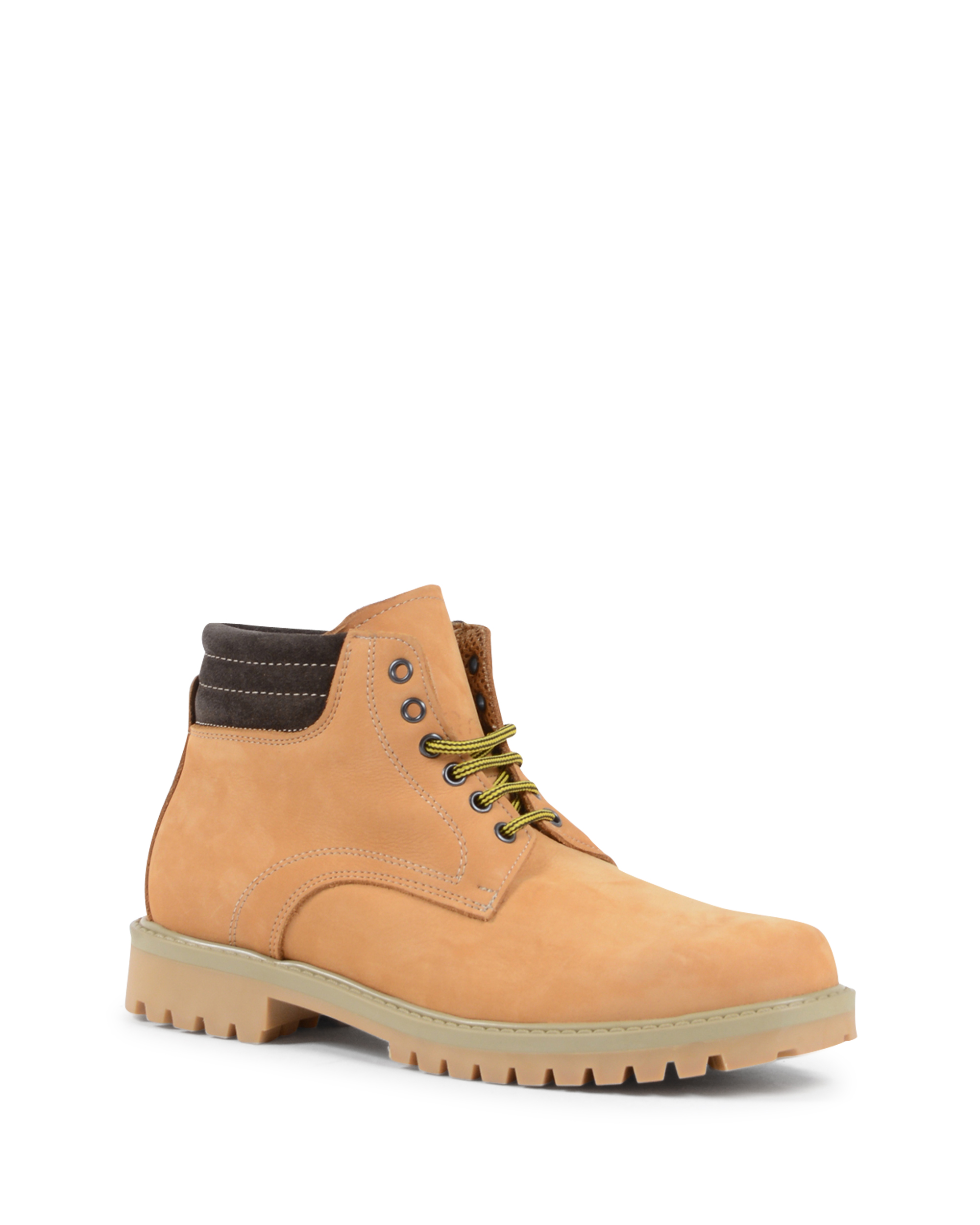 19V69 Italia Stivaletto Uomo Giallo 2648 NABUK SENAPE