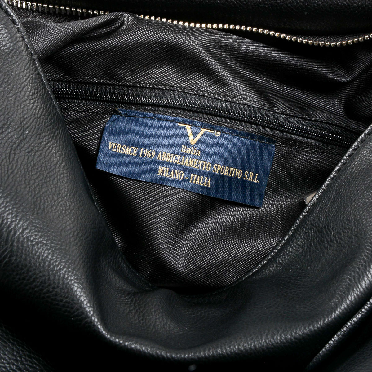 V 1969 Italia Borsa da donna nera STEFANY