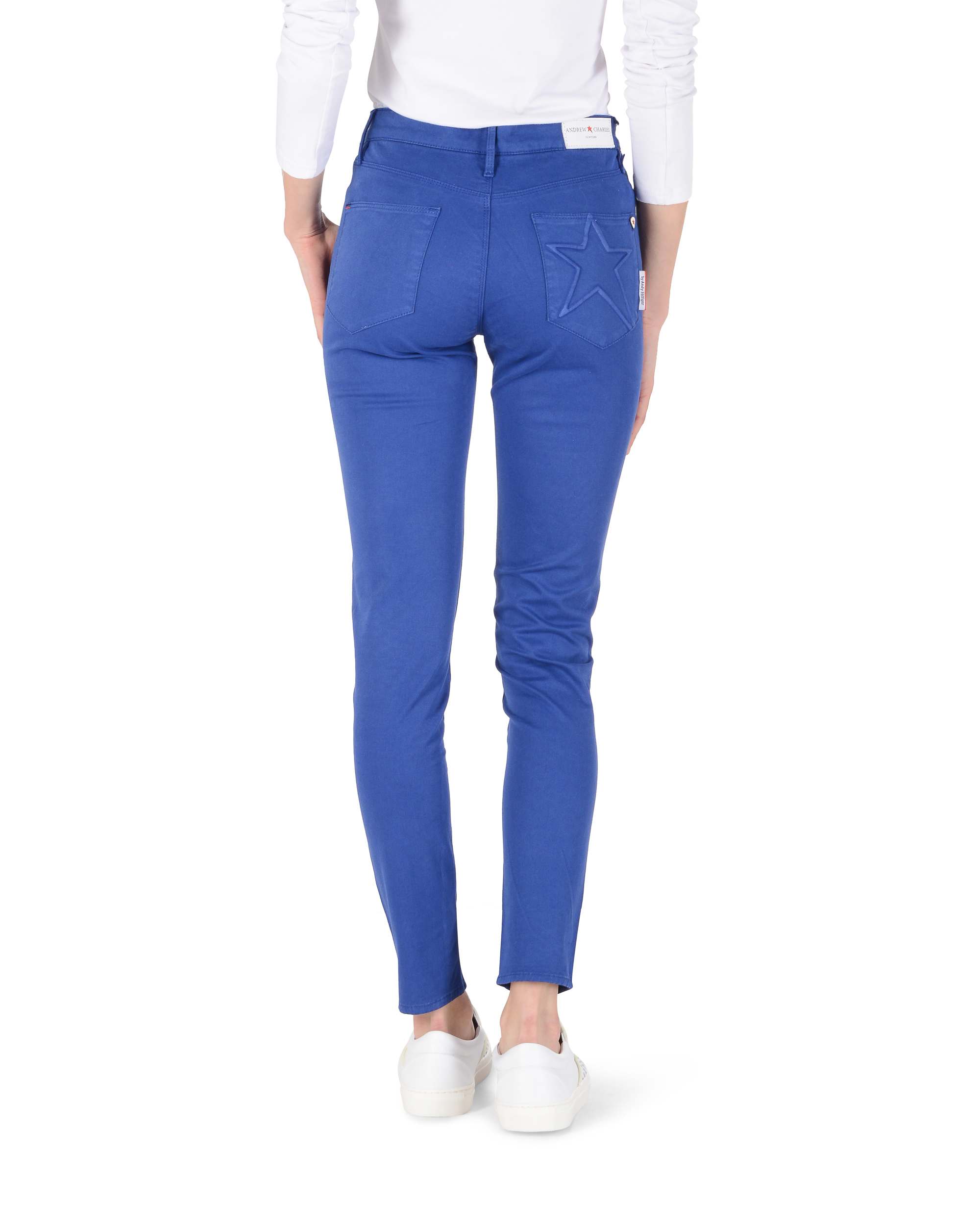 Pantaloni da donna Andrew Charles Slim Fit CLAIRE BLUE