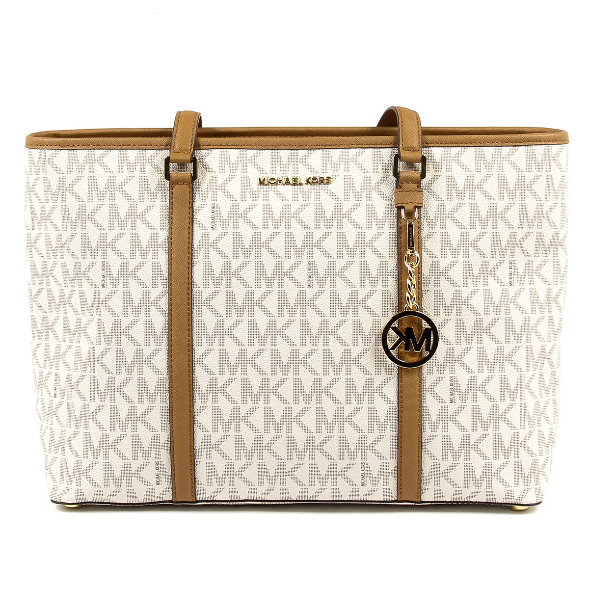 Borsa a mano da donna Michael Kors SADY 35T7GD4T7B VANIGLIA ACRN