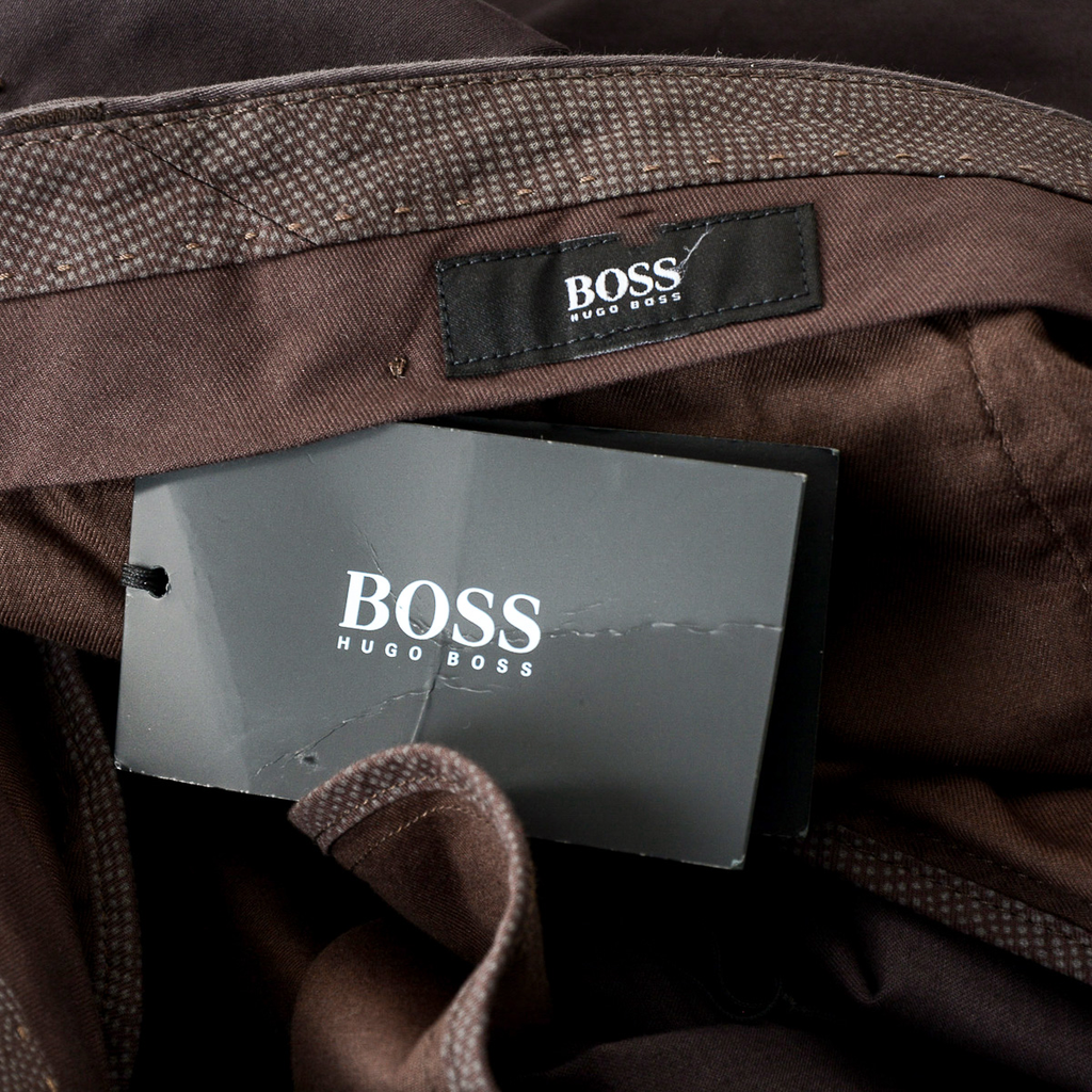 Pantaloni da uomo Hugo Boss marroni STANINO