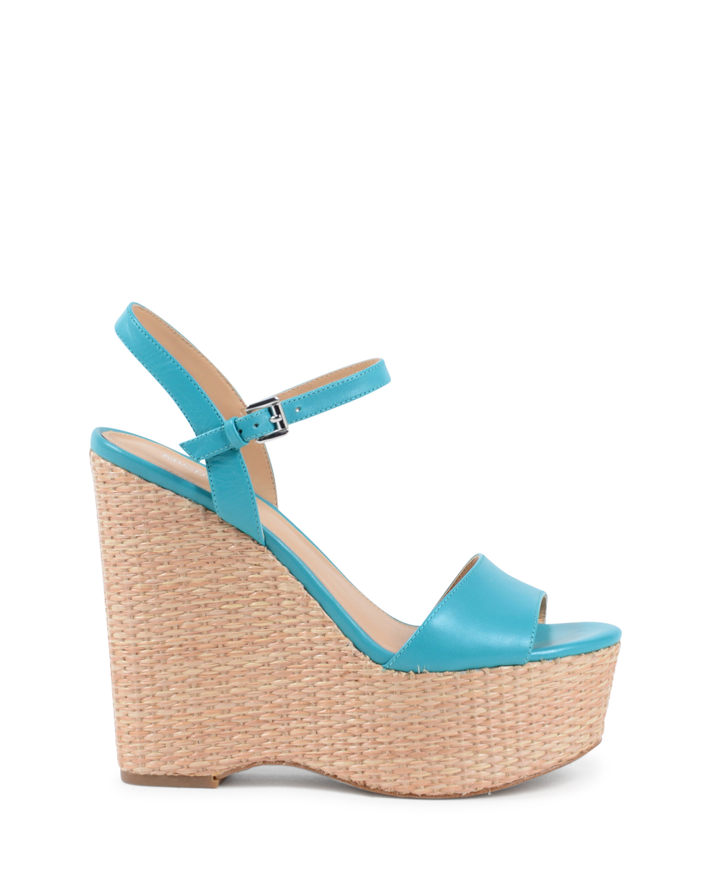 Sandalo con zeppa da donna Michael Kors azzurro FISHER