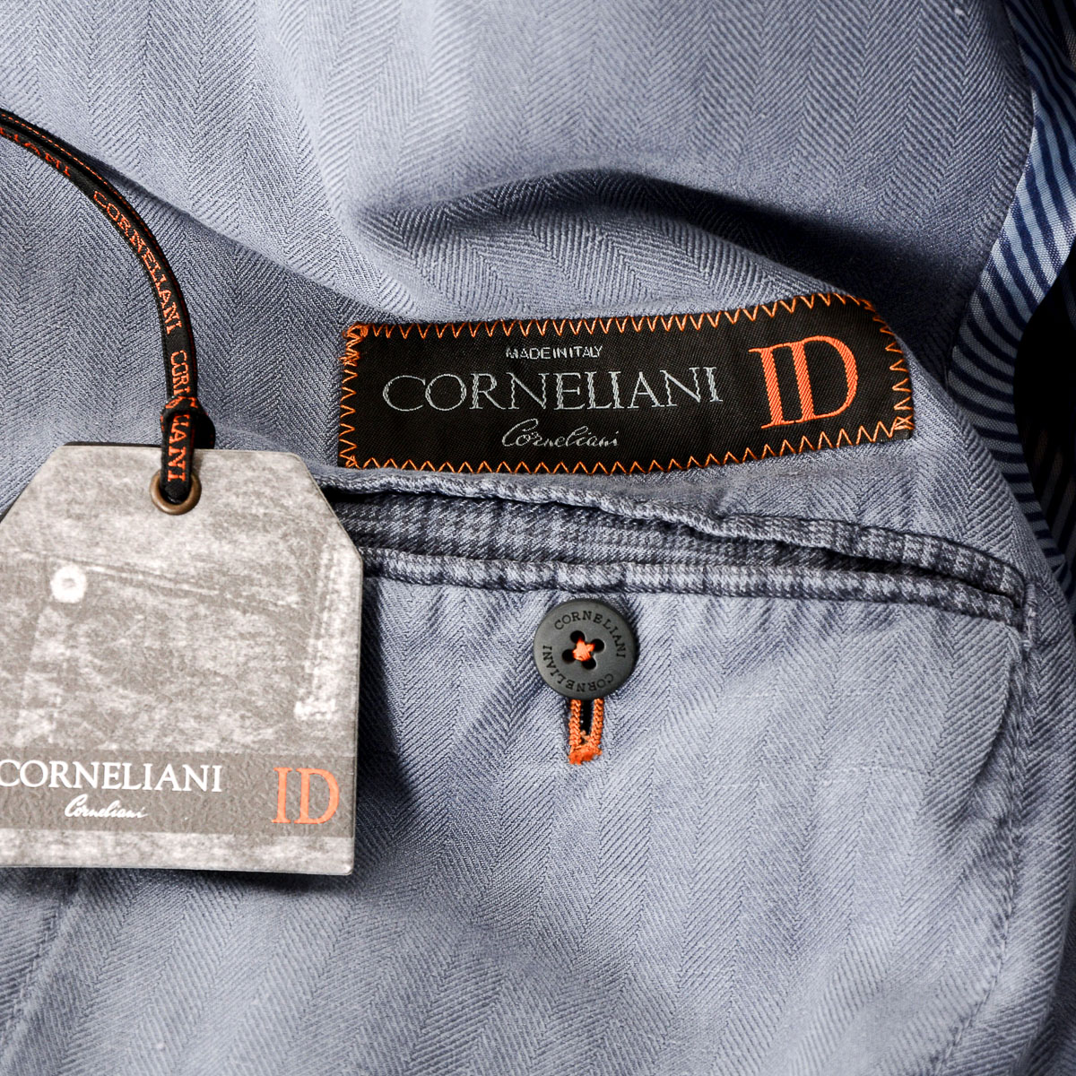 Corneliani Giacca Uomo Maniche Lunghe Azzurro Chiaro