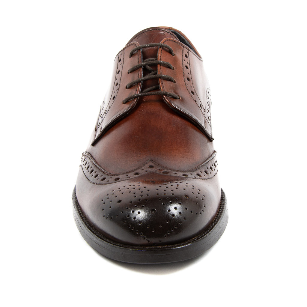 V 1969 Italia Scarpa Brogue da Uomo Marrone VERNON