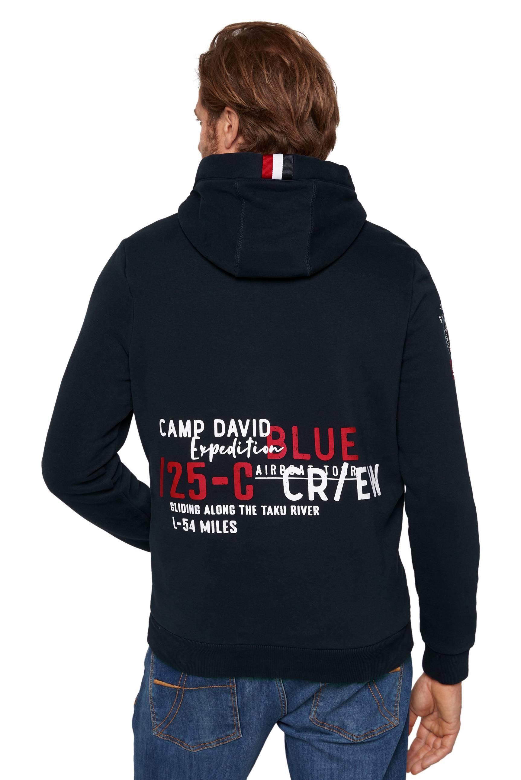 Felpa con cappuccio da uomo Camp David