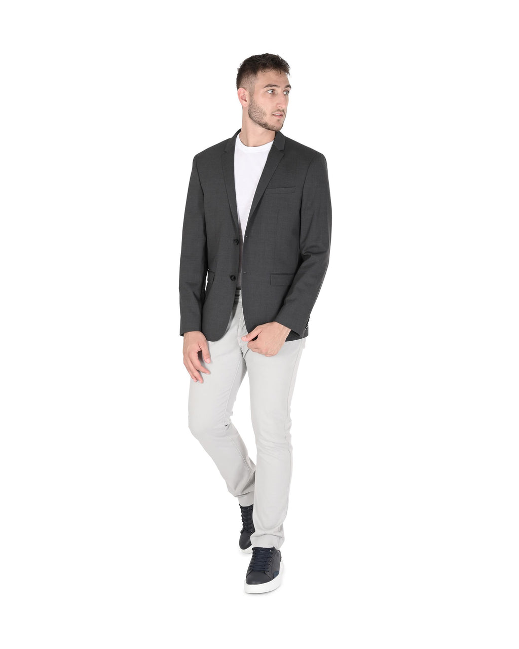 Calvin Klein Blazer da uomo grigio K1EK101790024