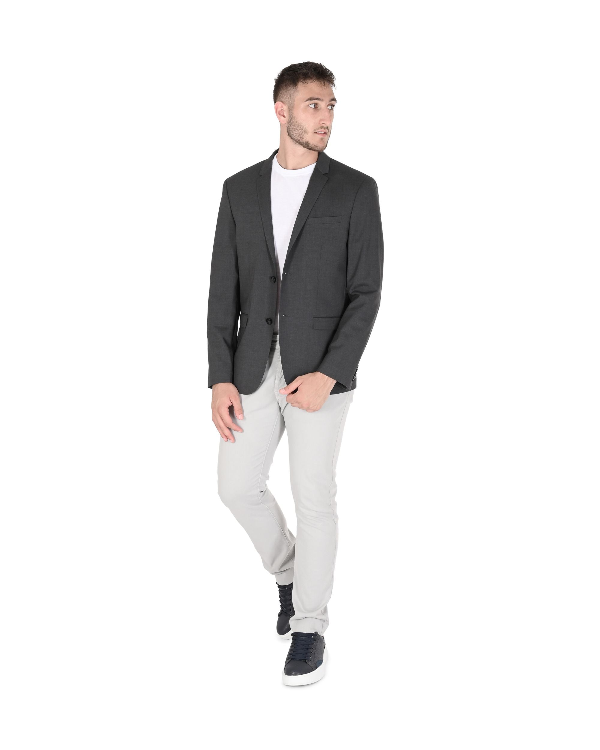 Calvin Klein Blazer da uomo grigio K1EK101790024