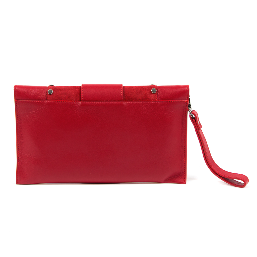 Borsa a mano da donna Andrew Charles rossa CORY